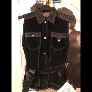 Women’s Genuine Leather Vest Beyond Leather size M